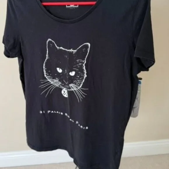 Parisian T shirt Cat commemorating Colette/her apt. - Picture 6 of 7